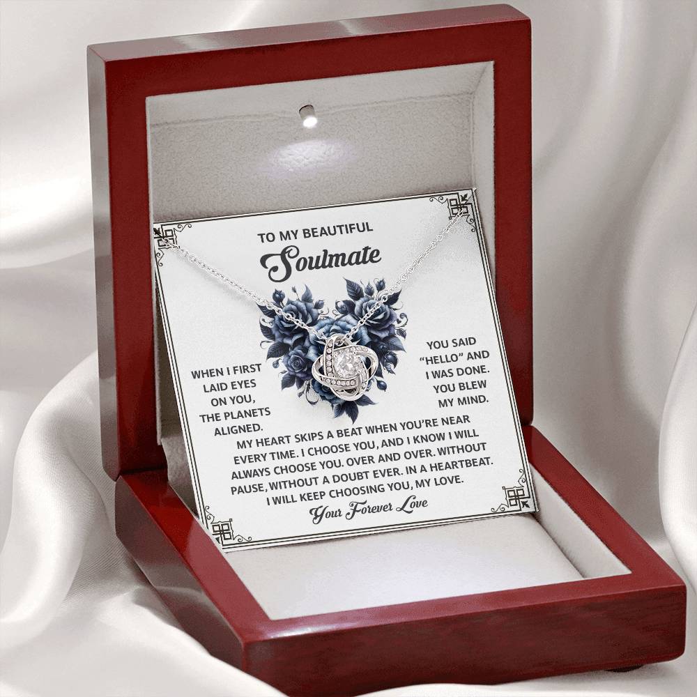 Soulmate - Skips A Beat - Love Knot Necklace