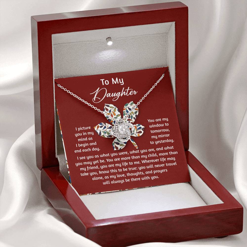 Daughter - To Be True - Love Knot Necklace