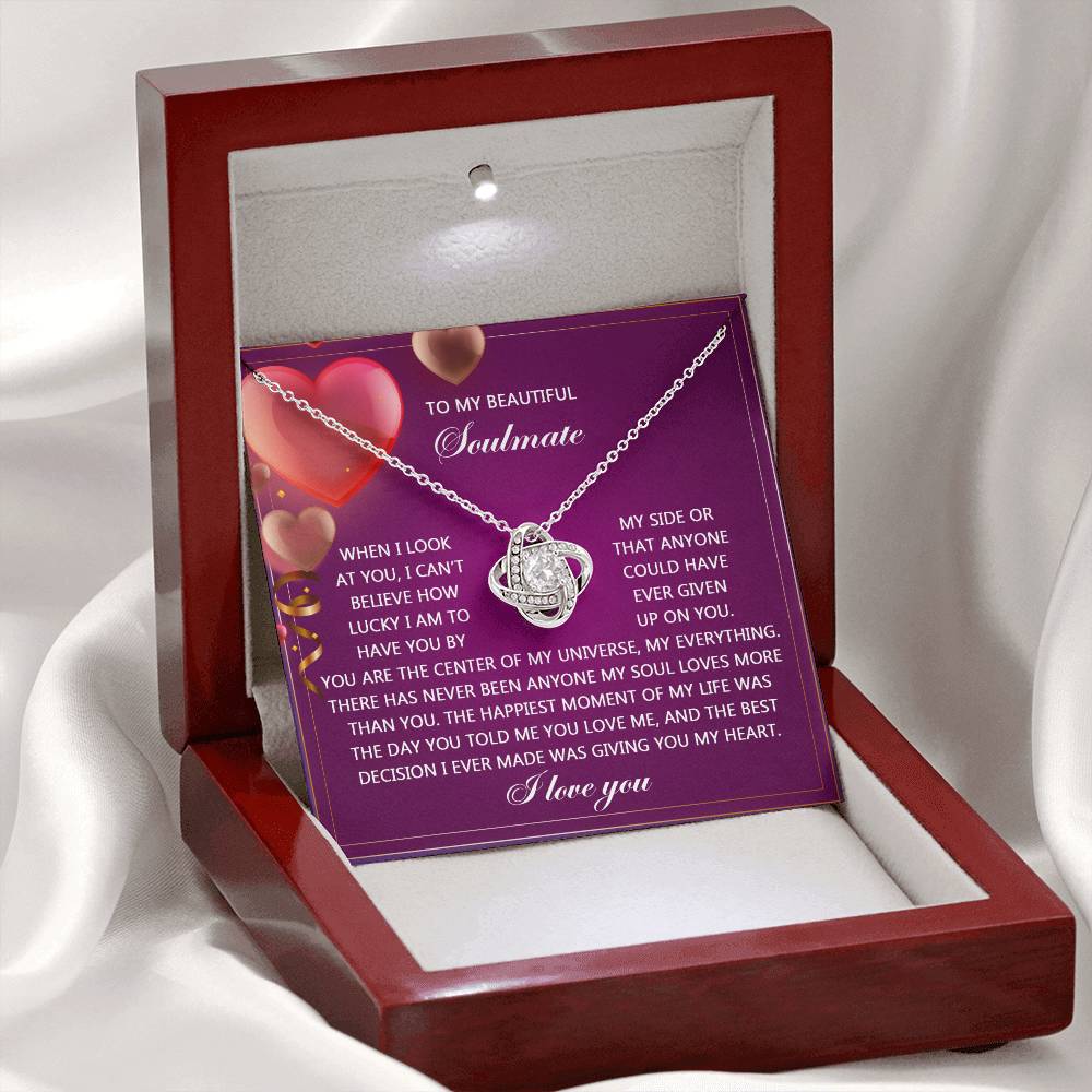 Soulmate - My Soul - Love Knot Necklace