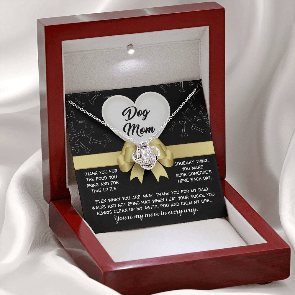 Dog Mom - In Every Way Love Knot Necklace