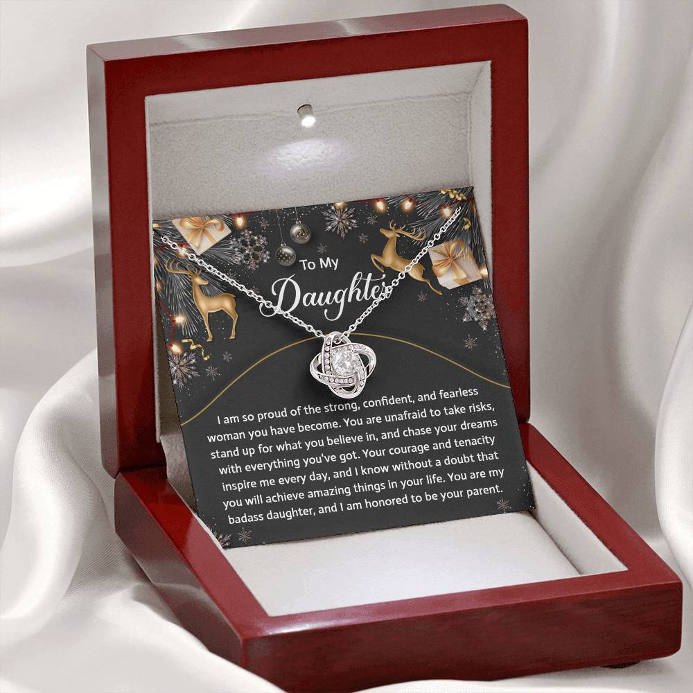 Daughter - Amazing Things - Love Knot Necklace