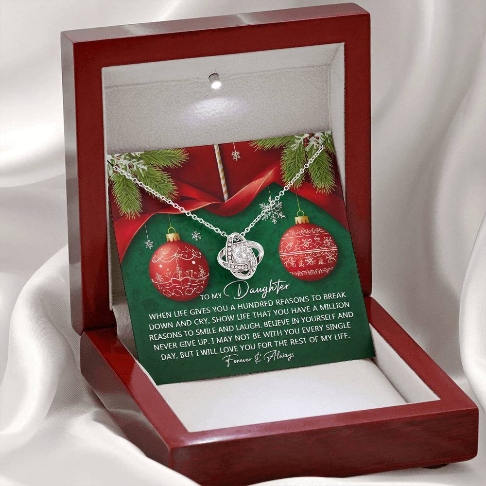 Daughter - Million Reasons - Love Knot Necklace
