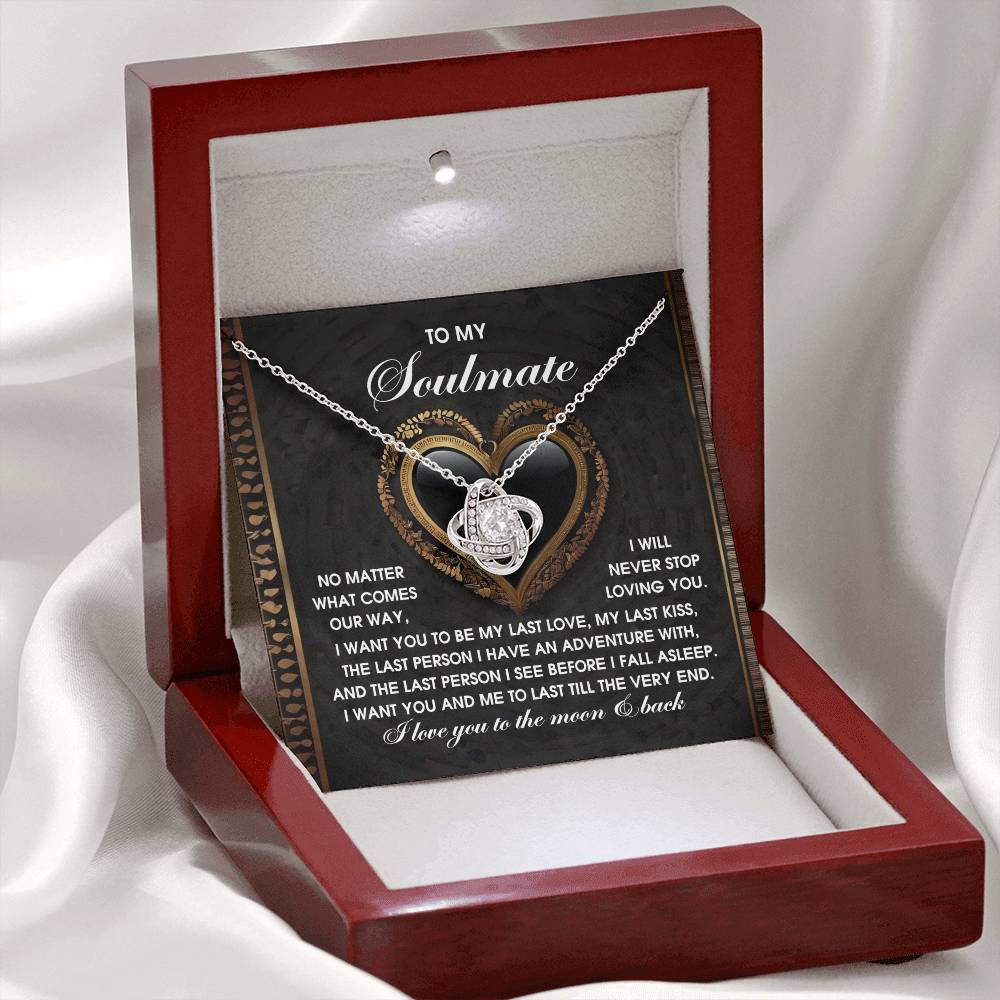 Soulmate - The Very End - Love Knot Necklace