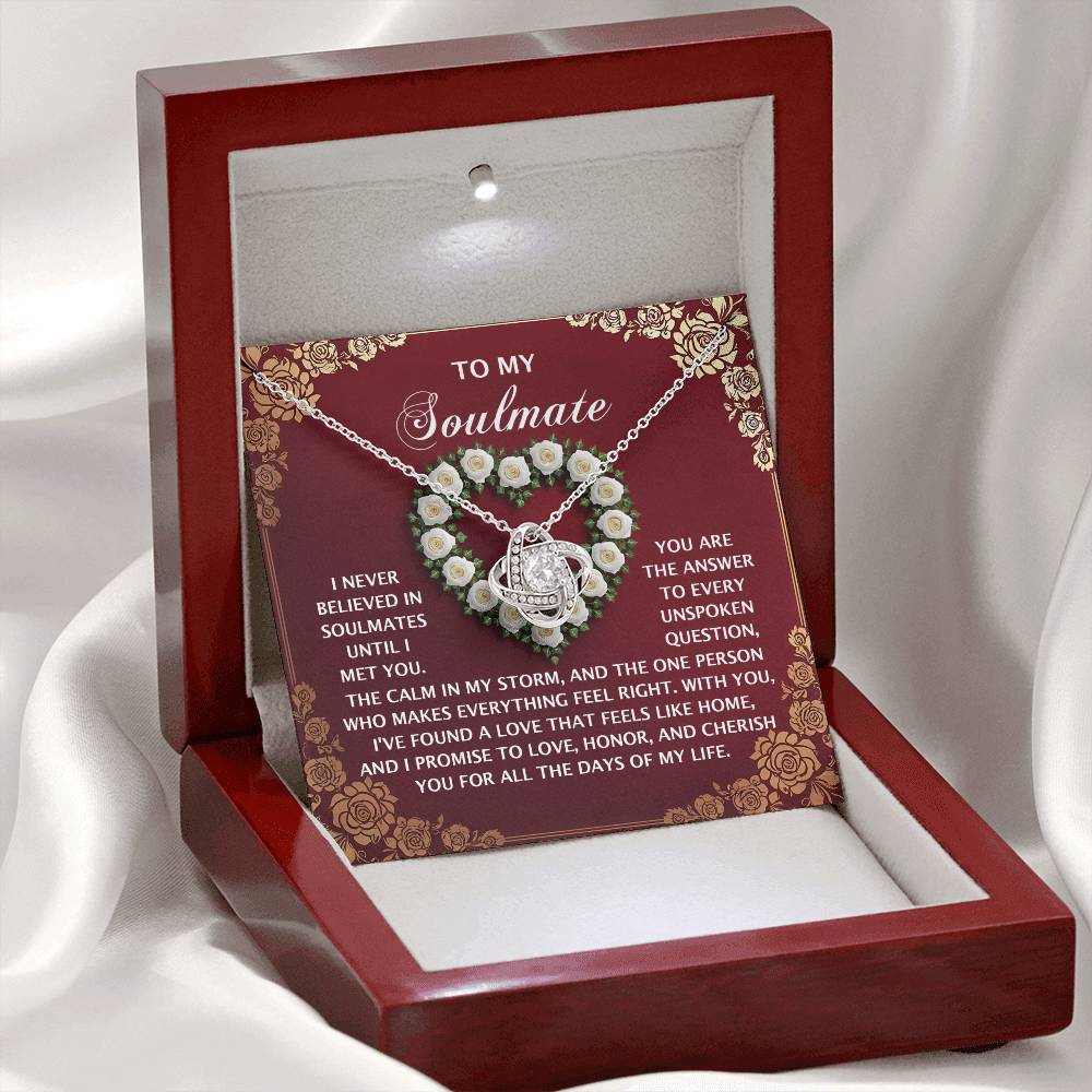 Soulmate - Like Home - Love Knot Necklace