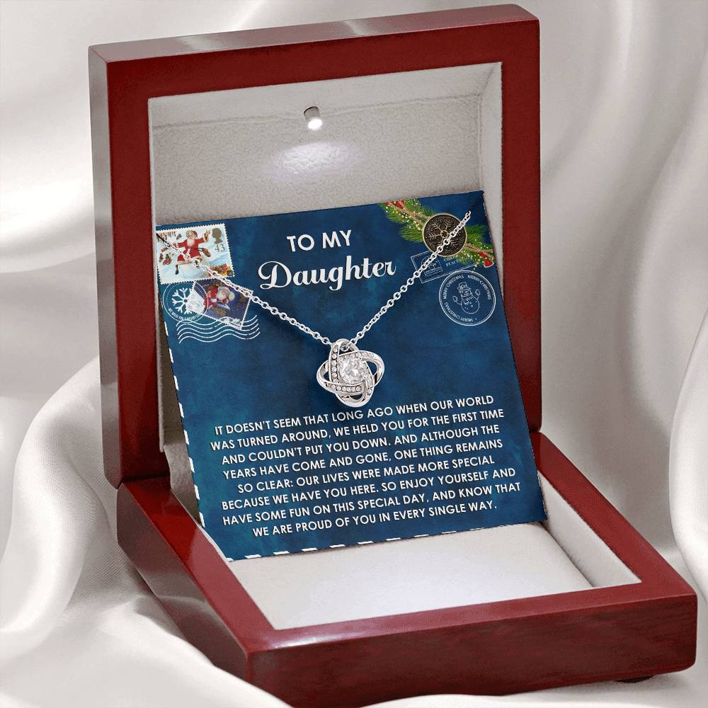 Daughter - Have You Here - Love Knot Necklace