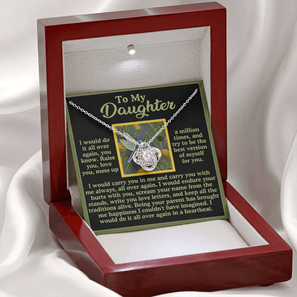 Daughter - All Over Again - Love Knot Necklace