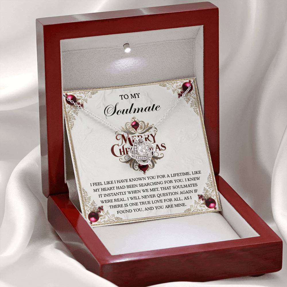 Soulmate - I Found You - Love Knot Necklace
