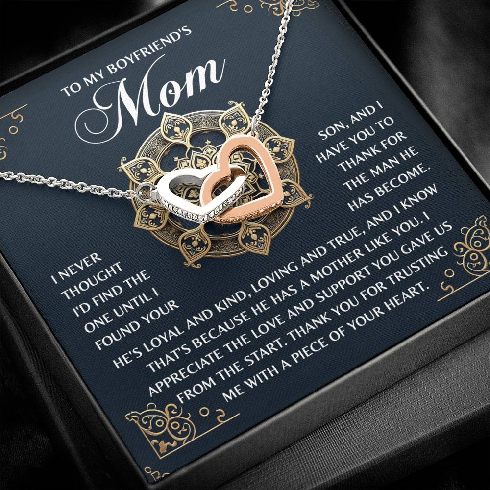 Mom - Thankful Heart - Interlocking Hearts