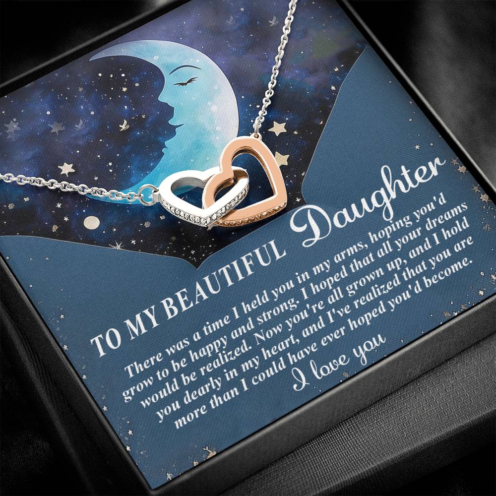 Daughter - Grown Heart - Interlocking Hearts
