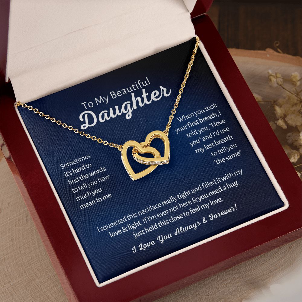 To My Beautiful Daughter - First Breath - Interlocked Hearts 2