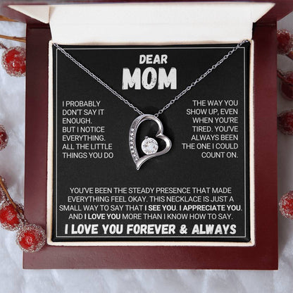 Dear Mom - Forever Love Necklace