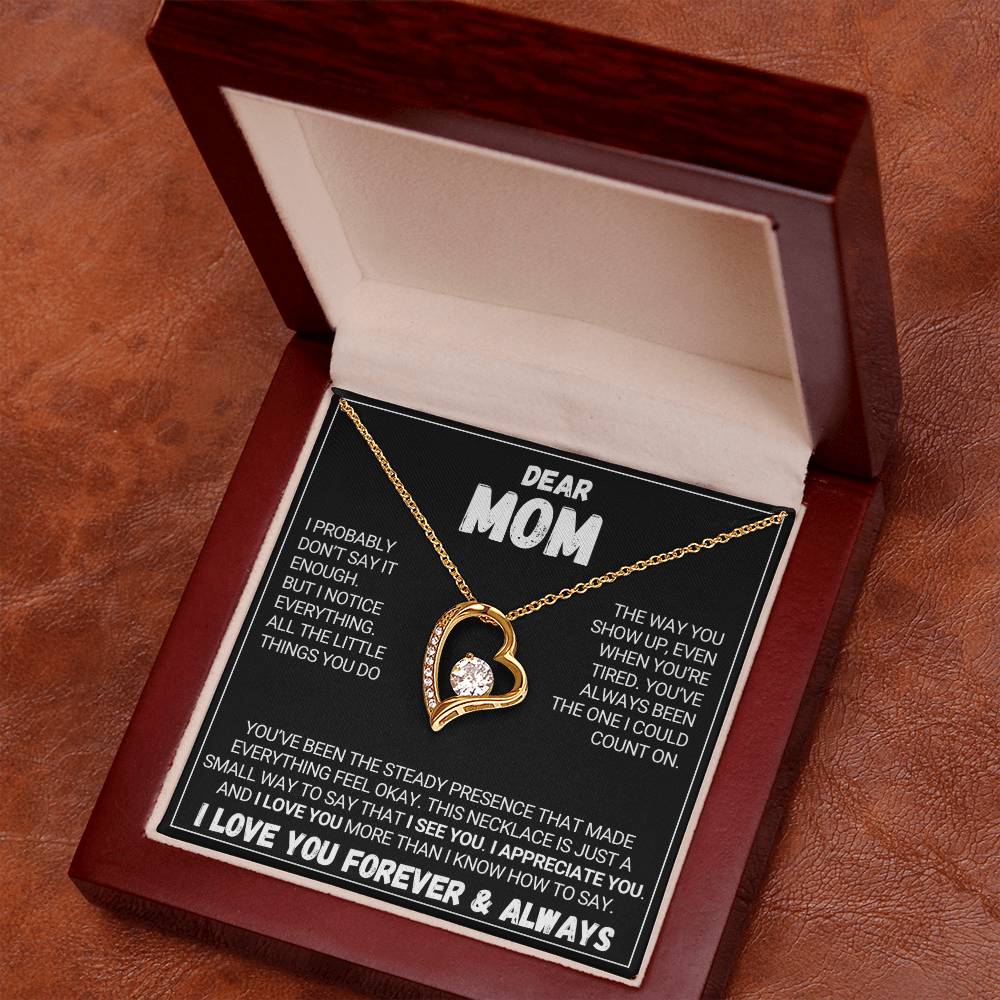 Dear Mom - Forever Love Necklace