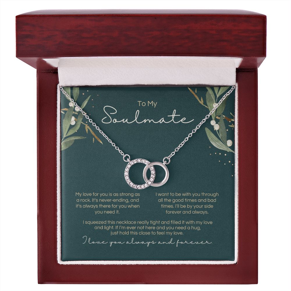 To My Soulmate - Strong As A Rock - Interlocked Rings