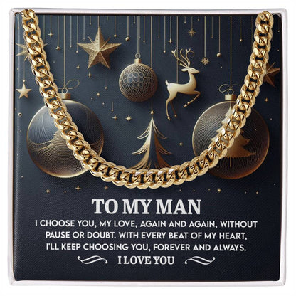 My Man - Every Beat - Cuban Chain Link Necklace