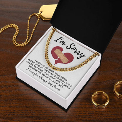 Sorry - The Pieces - Cuban Chain Link Necklace