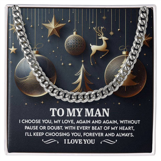 My Man - Every Beat - Cuban Chain Link Necklace