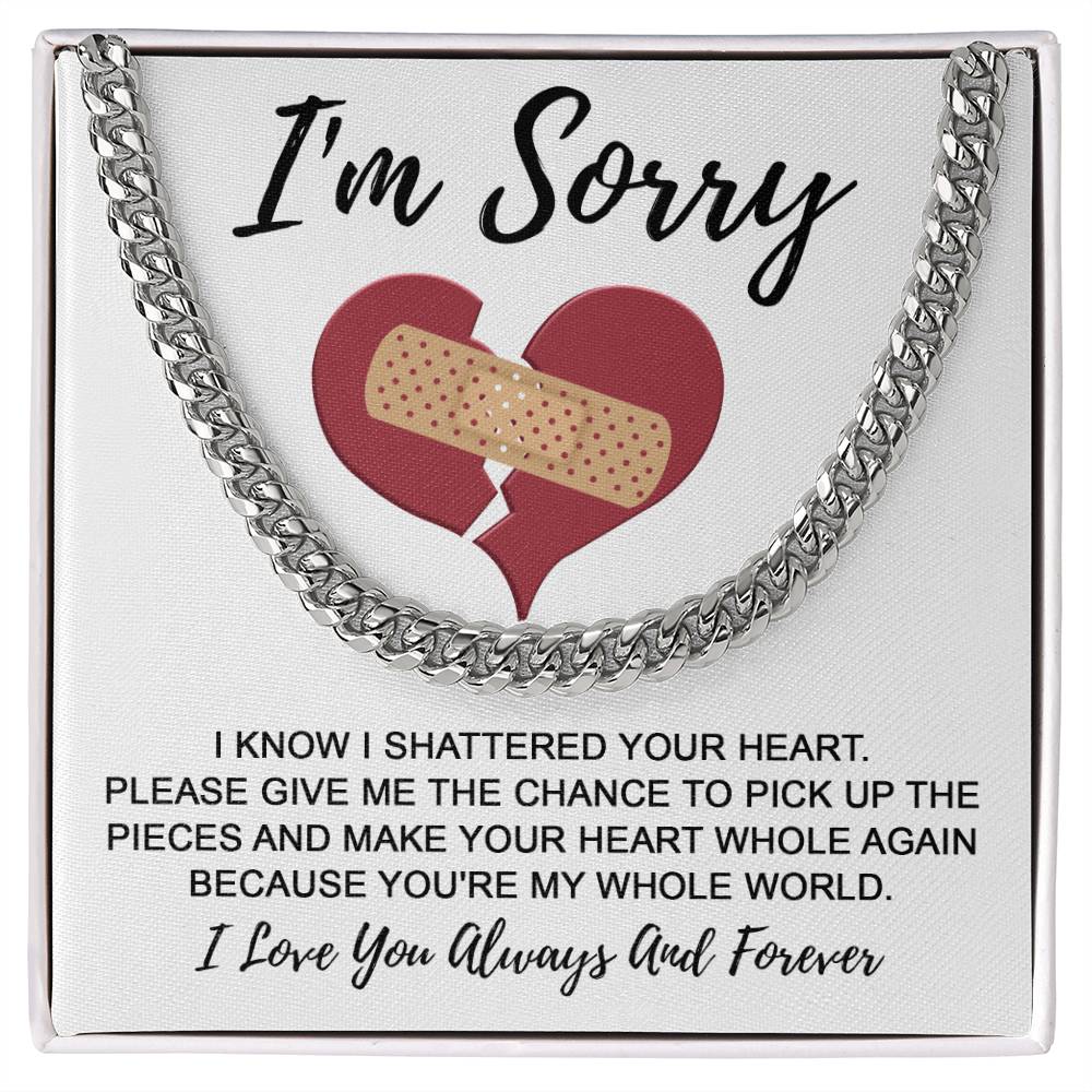 Sorry - The Pieces - Cuban Chain Link Necklace