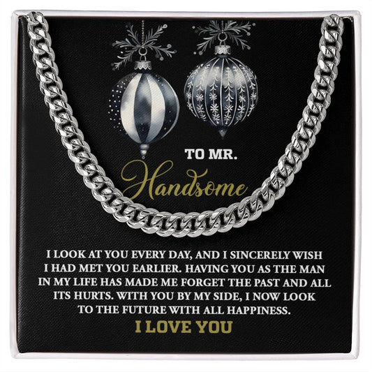 My Man - On My Face - Cuban Chain Link Necklace