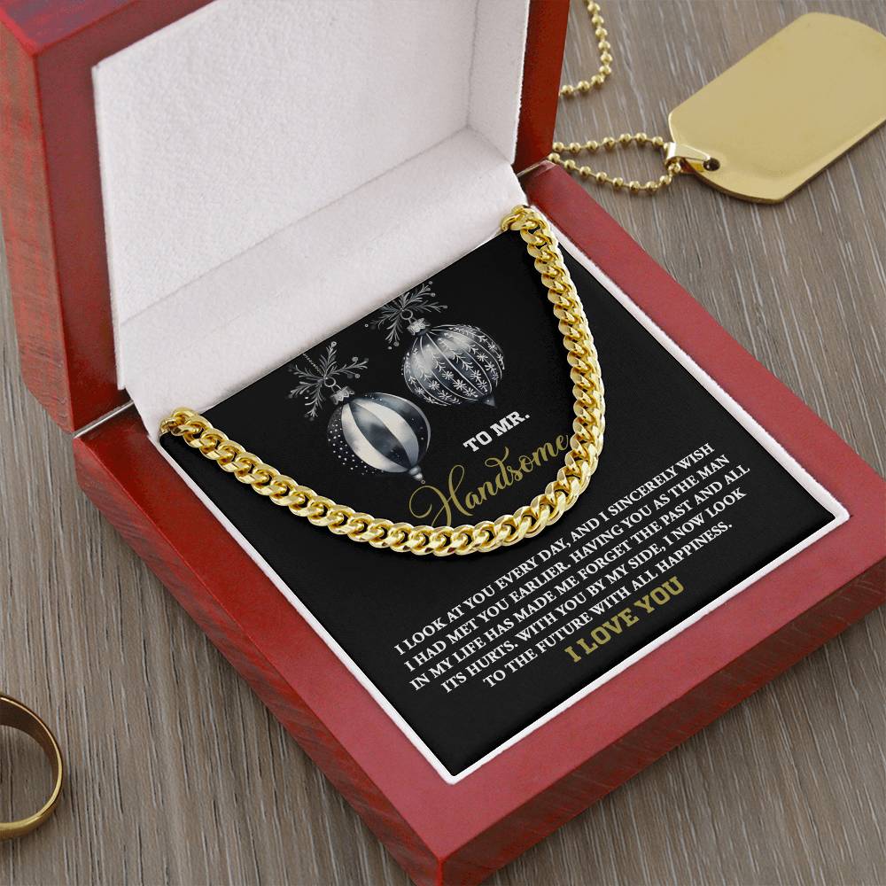 My Man - On My Face - Cuban Chain Link Necklace
