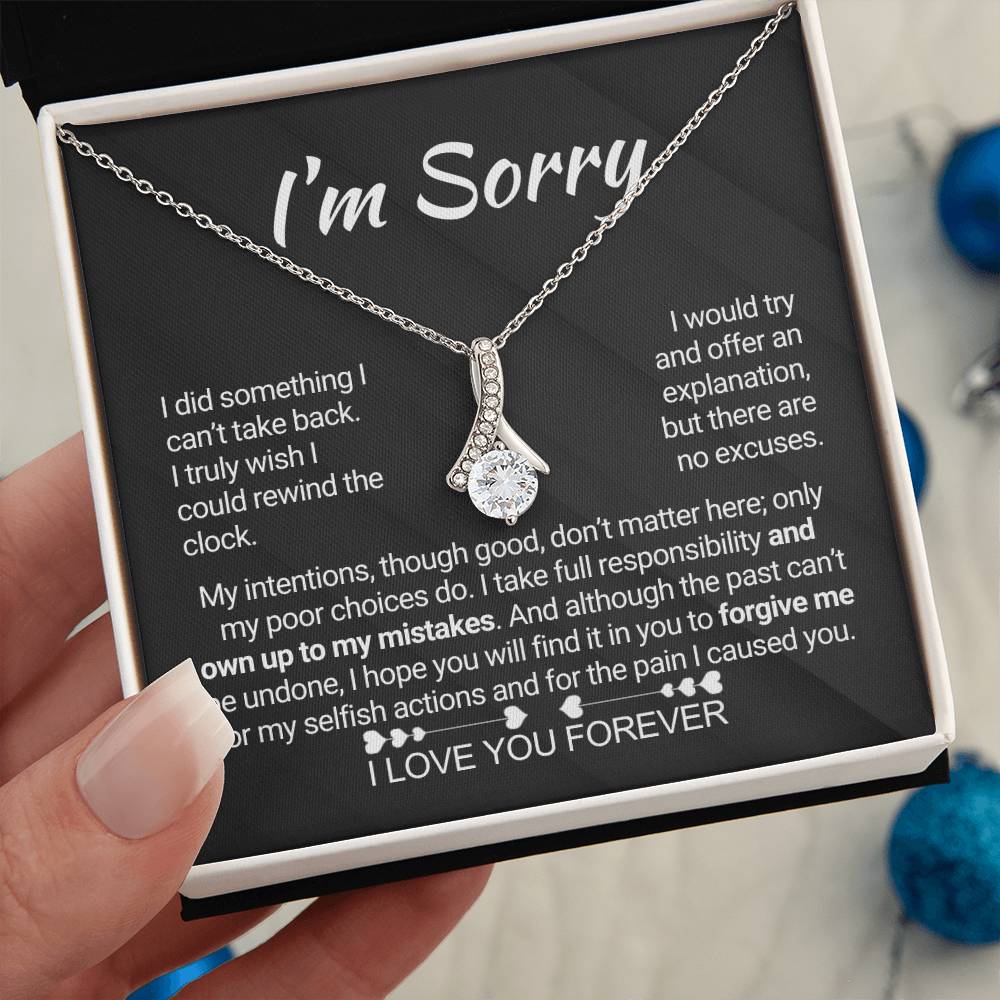 Apology Necklace Alluring Beauty