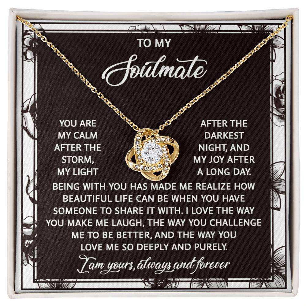 Soulmate - Deeply And Purely - Love Knot Necklace