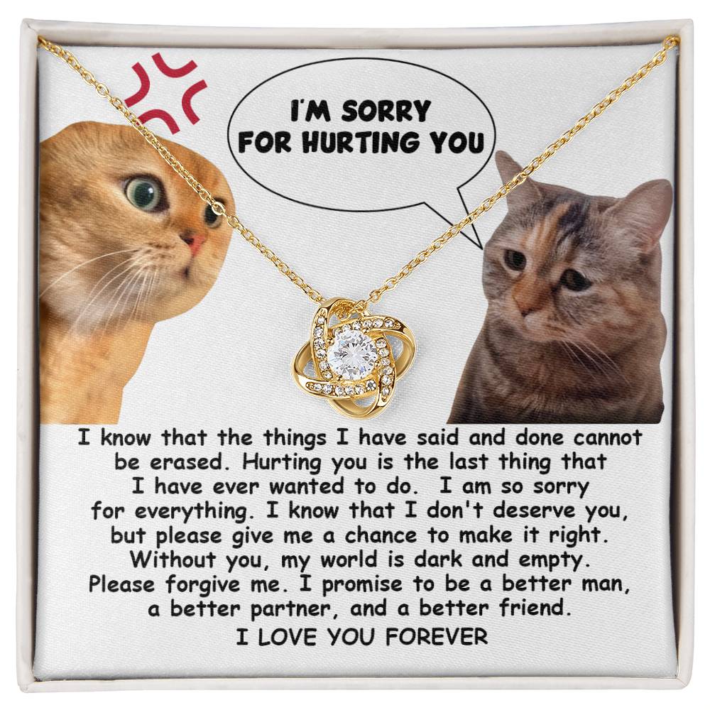 Sorry - Make It Right - Love Knot Necklace