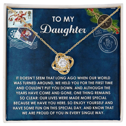 Daughter - Have You Here - Love Knot Necklace