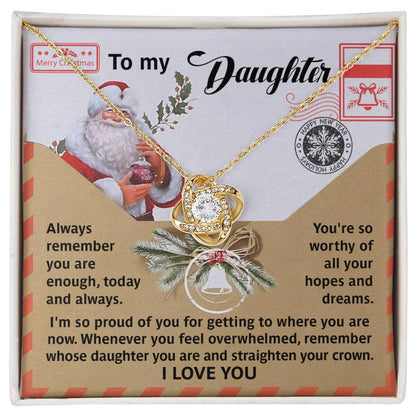 Daughter - All Your Hopes - Love Knot Necklace