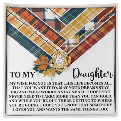 Daughter - The Same Things - Love Knot Necklace