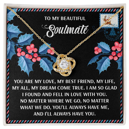 Soulmate - Fell In Love - Love Knot Necklace