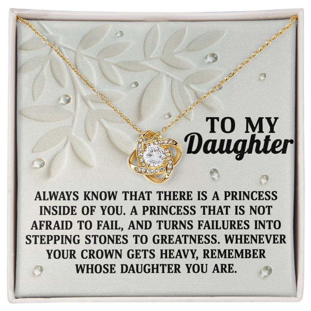 Daughter - Inside Of You - Love Knot Necklace