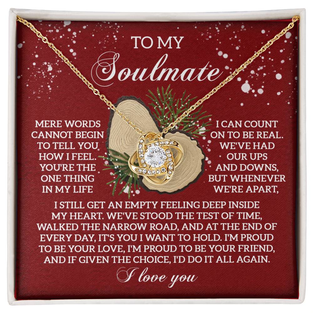 Soulmate - Test Of Time - Love Knot Necklace