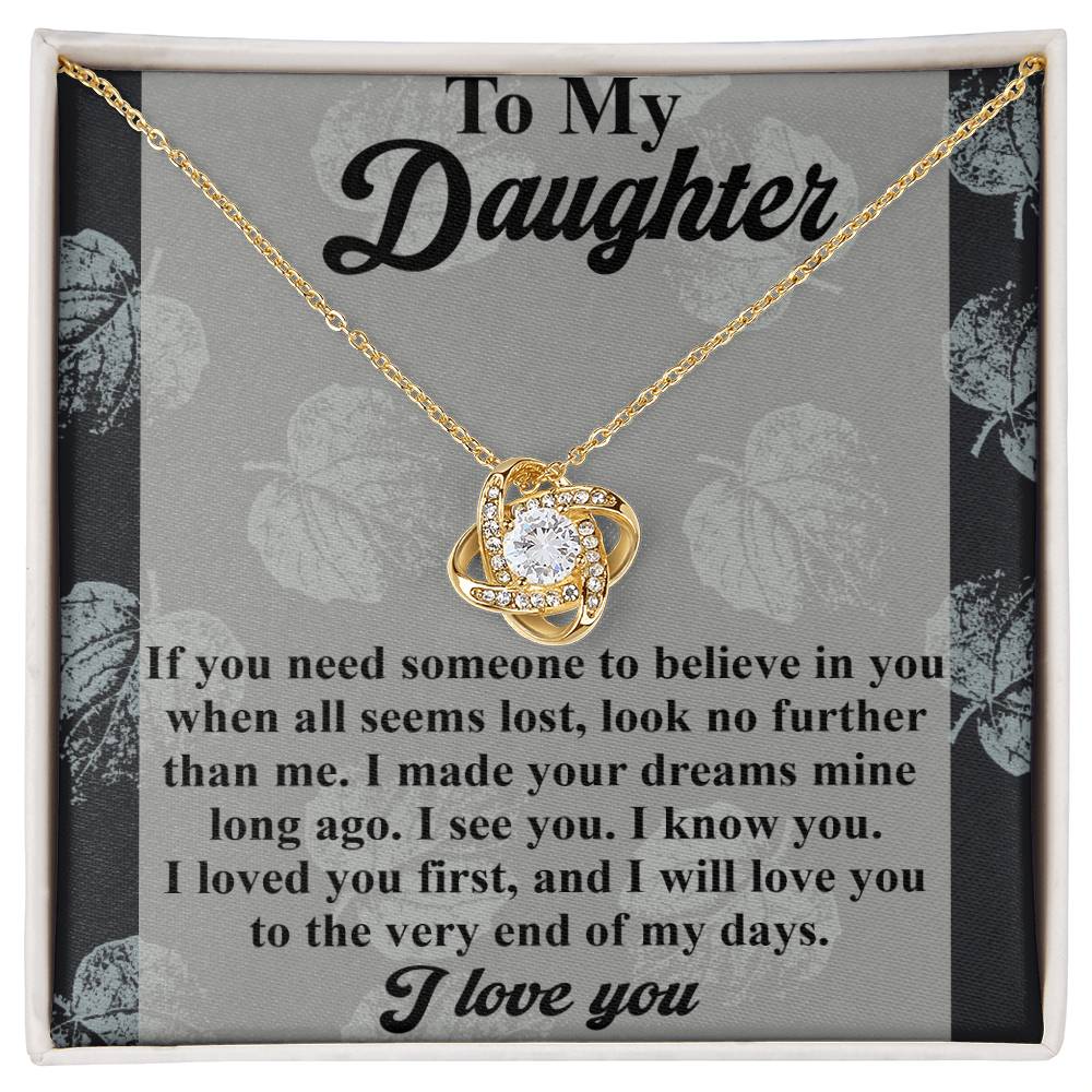 Daughter - My Days - Love Knot Necklace