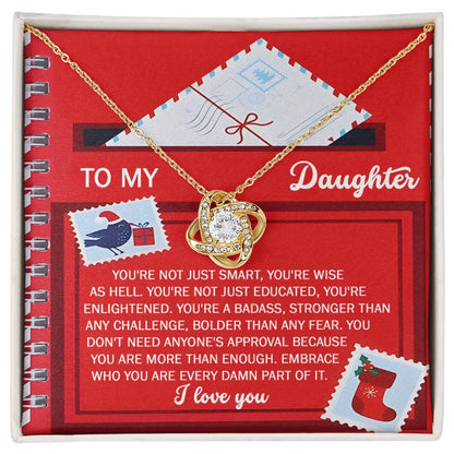 Daughter - Part Of It - Love Knot Necklace