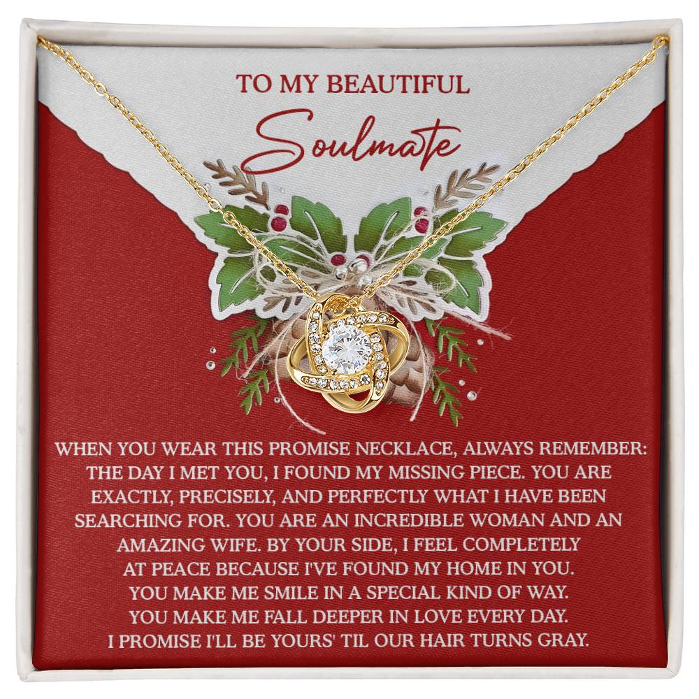 Soulmate - At Peace - Love Knot Necklace