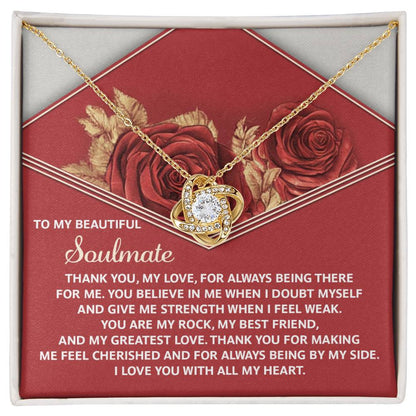 Soulmate - All My Heart - Love Knot Necklace