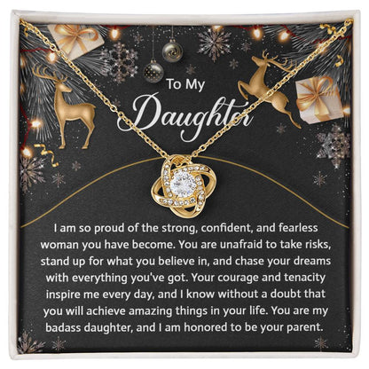 Daughter - Amazing Things - Love Knot Necklace