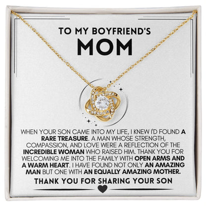 Boyfriend's Mom Necklace - Rare Treasure - Love Knot