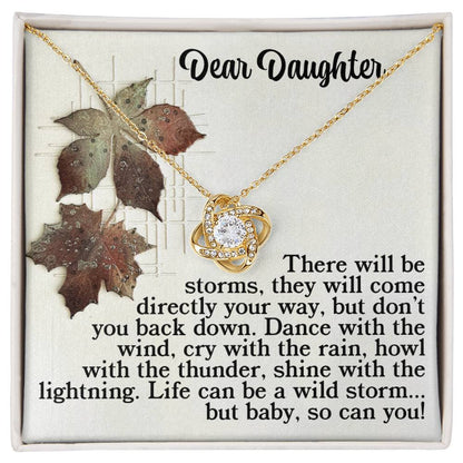 Daughter - With The Thunder - Love Knot Necklace