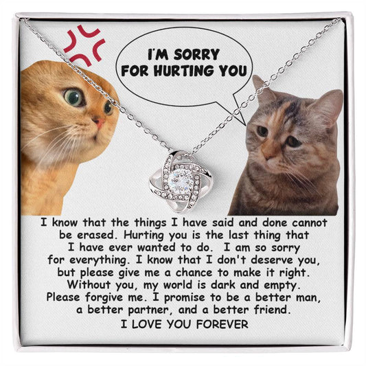 Sorry - Make It Right - Love Knot Necklace