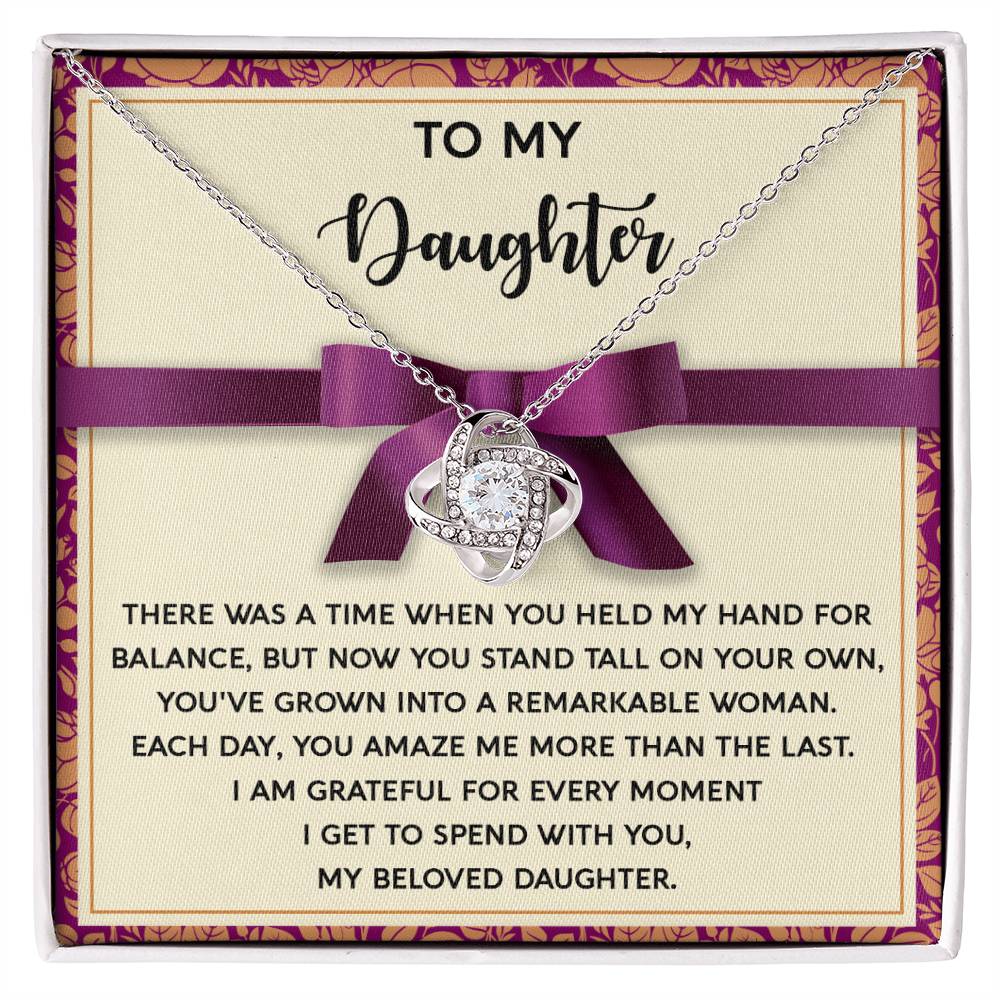 Daughter - Spend With You - Love Knot Necklace