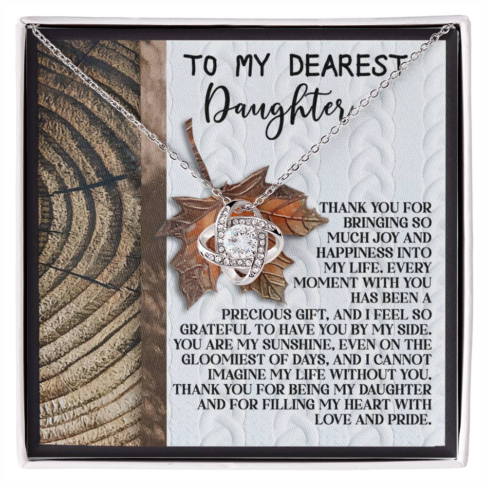 Daughter - Love And Pride - Love Knot Necklace