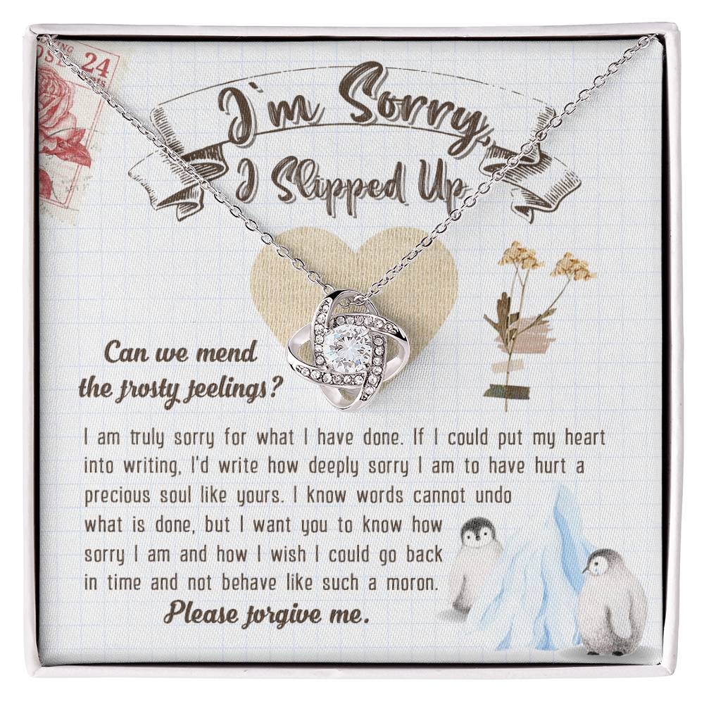 Sorry - Precious Soul - Love Knot Necklace