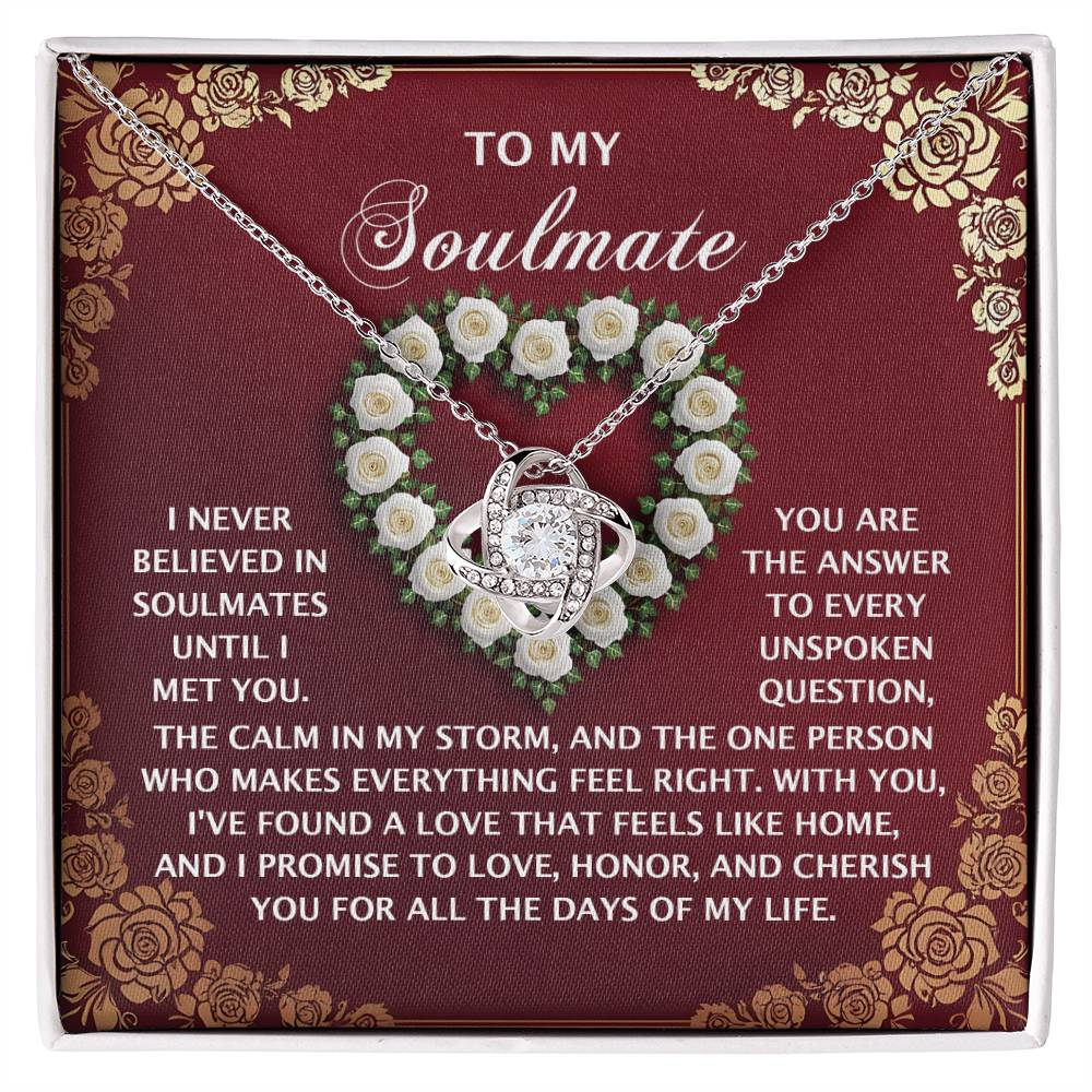 Soulmate - Like Home - Love Knot Necklace
