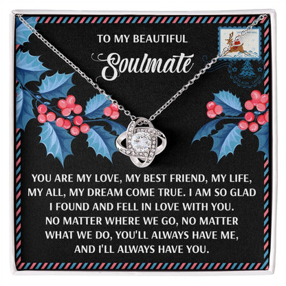 Soulmate - Fell In Love - Love Knot Necklace