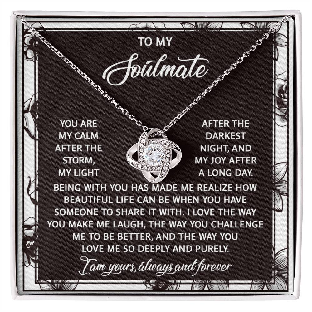 Soulmate - Deeply And Purely - Love Knot Necklace