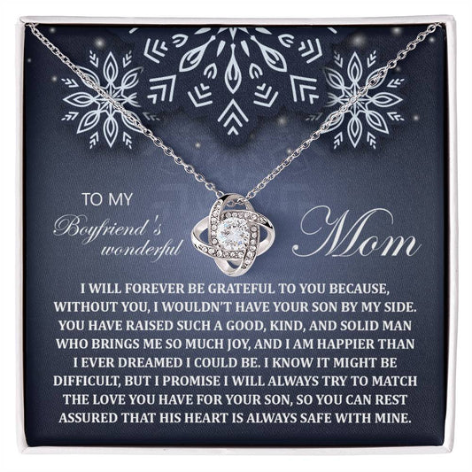 Boyfriend's Mom - By My Side - Love Knot Necklace