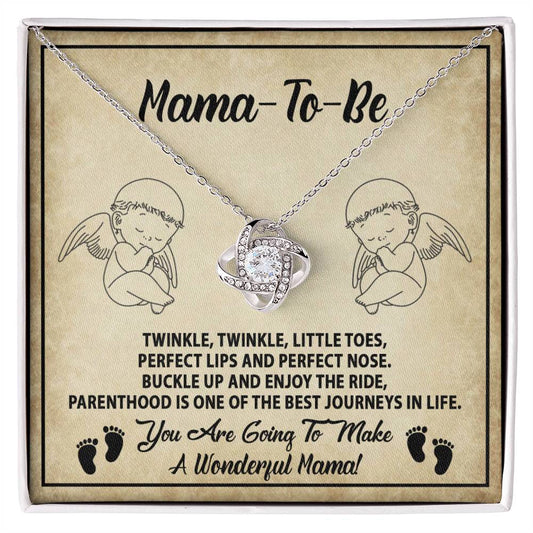 Mama To Be - Enjoy The Ride - Love Knot Necklace