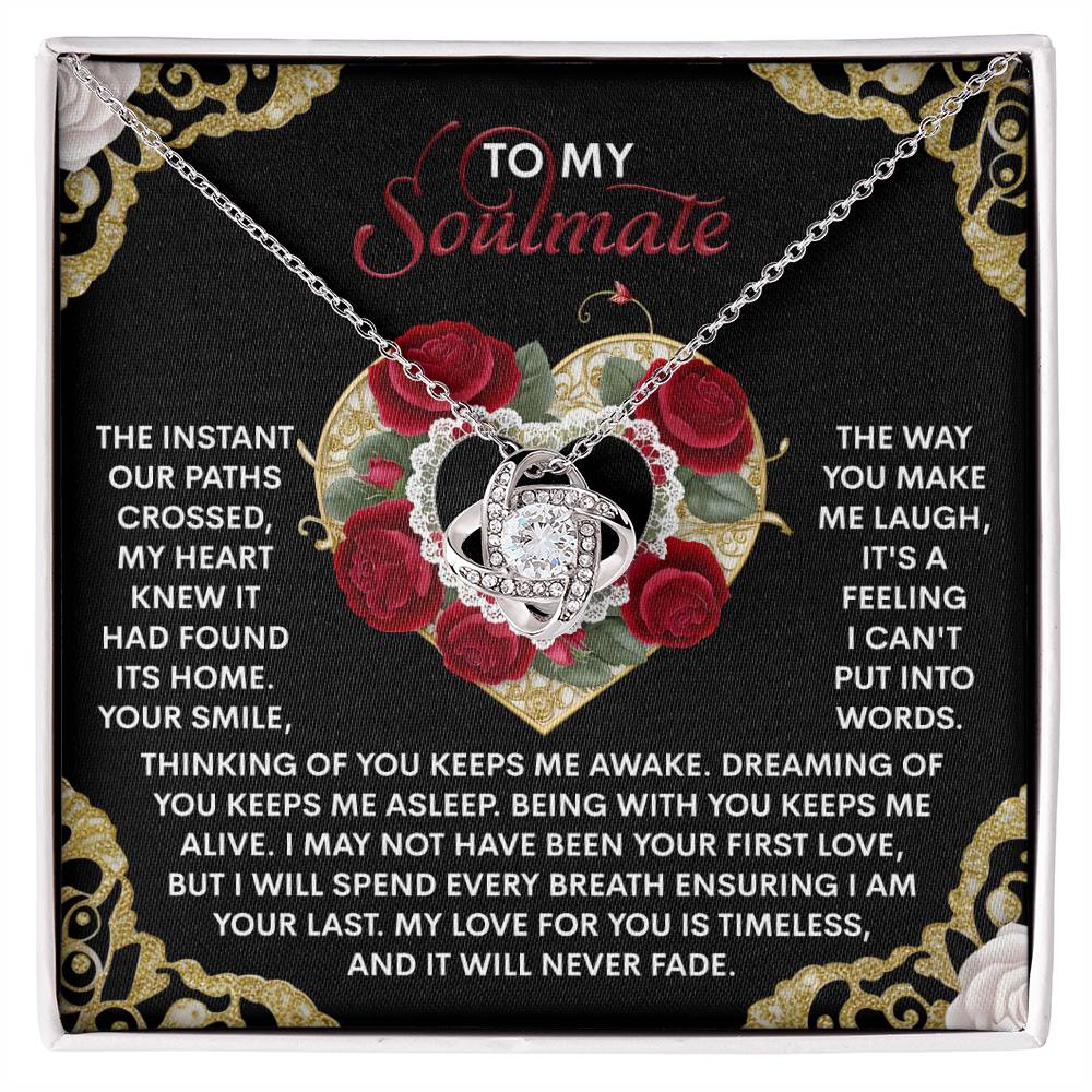 Soulmate - Never Fade - Love Knot Necklace