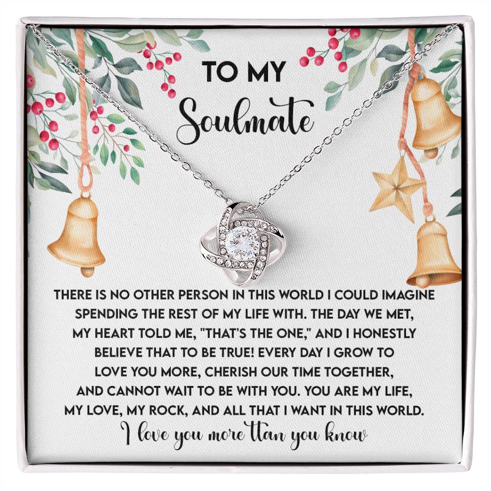 Soulmate - Be With You - Love Knot Necklace